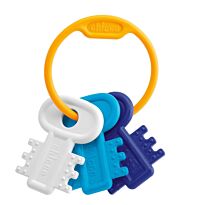 Chicco: Прорезыватель "Ключики" голуб. 3м+