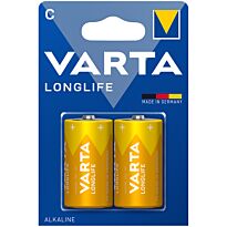 VARTA Longlife Extra батареясы (4114) Baby LR-14 (2 дана)