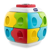 Chicco: Игрушка развивающая конструктор 2 в 1 Куб 18м+