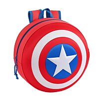 Рюкзак круглый "Captain America".  310 x 100 x 310 мм.
