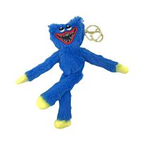 Huggy Wuggy: Брелок Huggy Wuggy плюш синий 17см