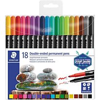 Арт-маркеры Staedtler Permanent duo 18 штук