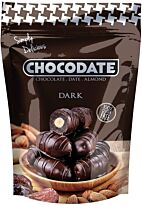 Chocodate Финики с миндалём в тёмном шоколаде, 250 гр