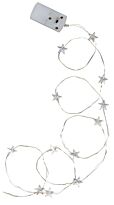 Star Trading: Эл.гирлянда "Звезды" 1,1 м./12 ламп, белый