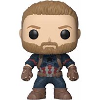 Фигурка Funko POP! Bobble: Avengers Infinity War: Captain America, 9 см