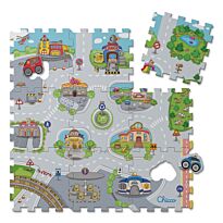 Chicco: Коврик-пазлы Город 12м+