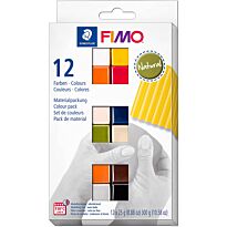 Набор полимерной глины Fimo soft 12 цв. Натуральные цвета