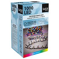 Luca: Гирлянда "Snake light", мультиколор, 1000 LED 2см., раст., 2000см., для 230-260 см., для наружного и внутреннего использования