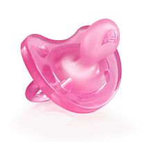 Chicco: Пустышка силикон Physio Soft 16м+, розовый