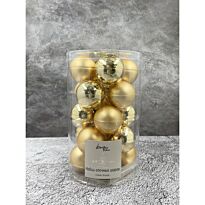 House of seasons: Набор стеклянных шаров - золото, 4 см., 20 шт.