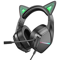 Наушники-гарнитура игровые Borofone BO106 (Elf Cat)