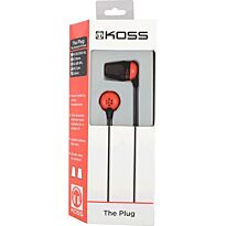 Koss: Наушники-вкладыши The Plug красный