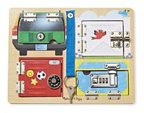 Melissa & Doug: Первые навыки "Доска с замочками"