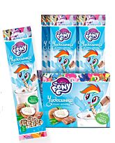 Чудесенка: Соломинка для молока My Little Pony со вкусом шоколада и кокоса