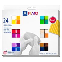 Набор полимерной глины Fimo soft 24 цв. Яркие цвета