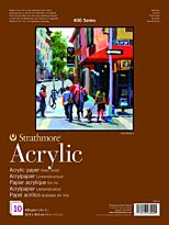 Склейка для акрила Strathmore 400 Acryl (22,9х30,5см), 400г/м, 10л.