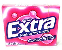 Жевательная резинка Wrigley's Extra Classic Bubble 1шт США