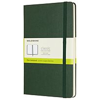 Блокнот Moleskine Classic, 13 х 21 см, нелинованый, твердая обложка, миртово-зеленый, 240 листов
