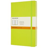 Блокнот Moleskine Classic, 13х21см, в линию, твердая обложка, лимонно-зеленый, 240 листов