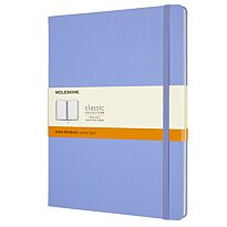 Блокнот Moleskine Classic, 19 х 25 см, в линию, твердая обложка, гортензия голубая, 192 листа