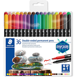 Арт-маркеры Staedtler Permanent duo 36 штук