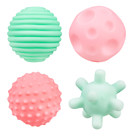 Bathing Toys: Игр. Н-р "Мячики" для купания, 4 шт.