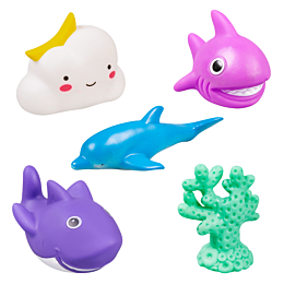 Bathing Toys: Игр. Н-р "Морские обитатели" для купания, 5 шт.