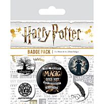 Набор значков HARRY POTTER, 5 шт.