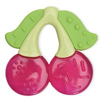 Chicco: Прорезыватель охлаждающий Вишенка, 4+, красный