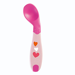 Chicco: Ложка Baby's First Spoon 8м+, розовый