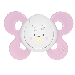 Chicco: Пустышка силикон Physio Comfort Soother 0м+, розовый
