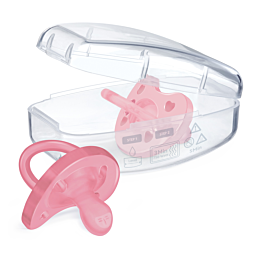 Chicco: Пустышка силикон PhysioForma Soft 6-16 м, 2 шт, pink
