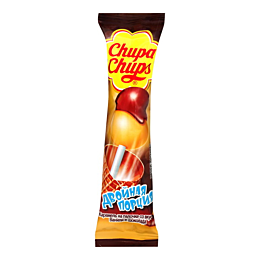 Chupa Chups Карамель на палочке Двойная порция Ваниль и шоколад 16,8г