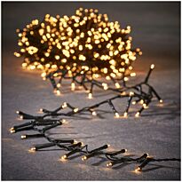 Luca: Гирлянда "String light", белый свет, работает от батареек, таймер на отключение 6/18, 368 ламп 7,5 см., раст., 2760 см.