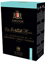 Chelton Чай The Noble House черный и зеленый листовой чай с кусочками саусепа 200гр