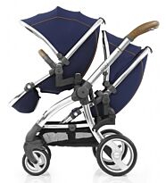 Прогулочный блок для второго ребенка Egg Tandem Seat Regal Navy & Mirror Chassis
