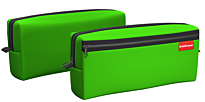 Пенал квадро c двумя отделениями 210x100x50мм Neon Green