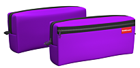Пенал квадро c двумя отделениями 210x100x50мм Neon Violet