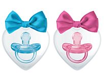 Chicco: Пустышка силикон Physio Soft Love 0-6 м, ассорт.роз/гол