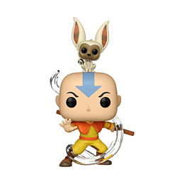 Фигурка Funko POP! Avatar: The Last Airbender: Aang with Momo, 14.5 см