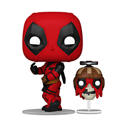 Фигурка Funko POP! Deadpool & Wolverine: Deadpool with Headpool, 9.5 см