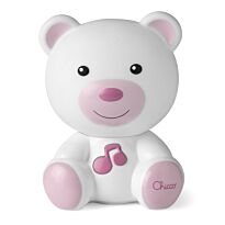Chicco: Игрушка-ночник Медвежонок Dreamlight роз.