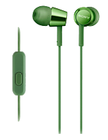 Наушники Sony MDR-EX155AP green with Mic