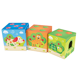 Hape: Игрушка Кубики-пирамида Башня Дружбы