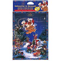 HEIDEL НГ Шоколадный набор Календарь "Bear Advent", 75г