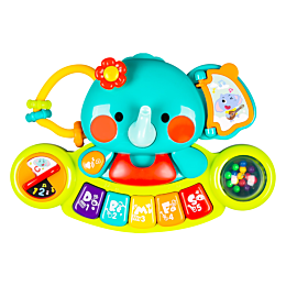 Hola: Игрушка развивающая "Музыкальный Слоненок" с красн.цветоч.