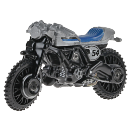 Hot Wheels: Basic. Коллекционная машинка  Bad Bikes. Мотоцикл - Ducati Scrambler Hot Wheels Edition