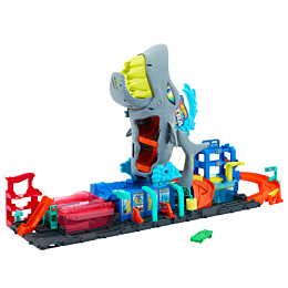 Hot Wheels: City. Игровой набор Супер автомойка с Акулой