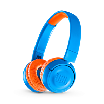 Наушники JBL JR300 BT, синий/оранжевый