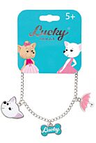 Lucky doggy: Браслет-цепочка с Чихуахуа